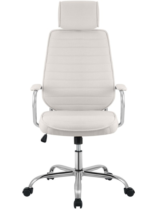Silla de oficina Rako tela, beige