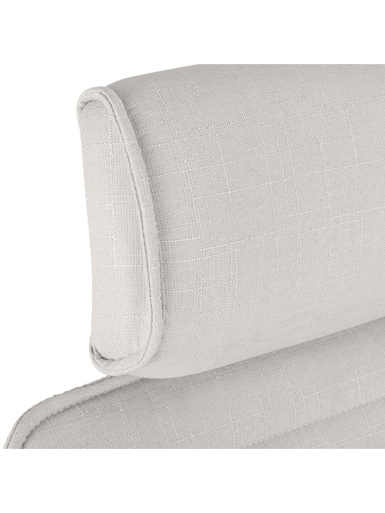 Silla de oficina Rako tela, beige