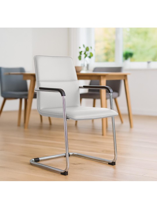 Silla de visita Seattle, blanco Silla de visita Seattle, blanco