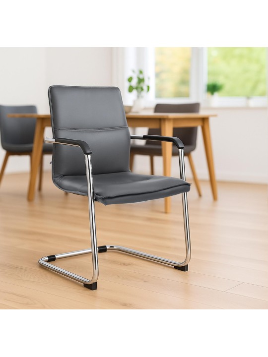 Silla de visita Seattle, gris Silla de visita Seattle, gris