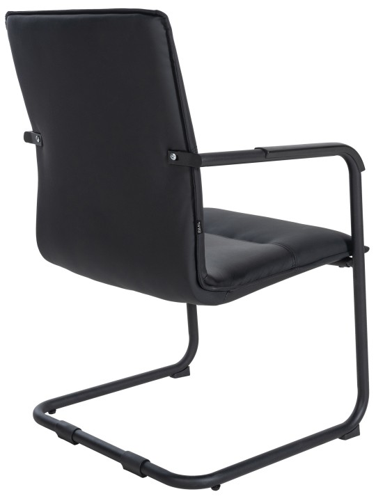 Silla de visita Seattle, negro/negro Silla de visita Seattle, negro/negro