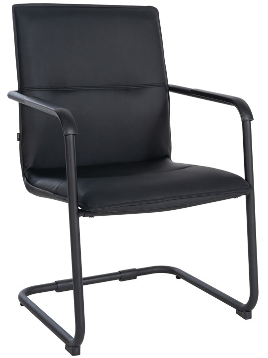 Silla de visita Seattle, negro/negro Silla de visita Seattle, negro/negro