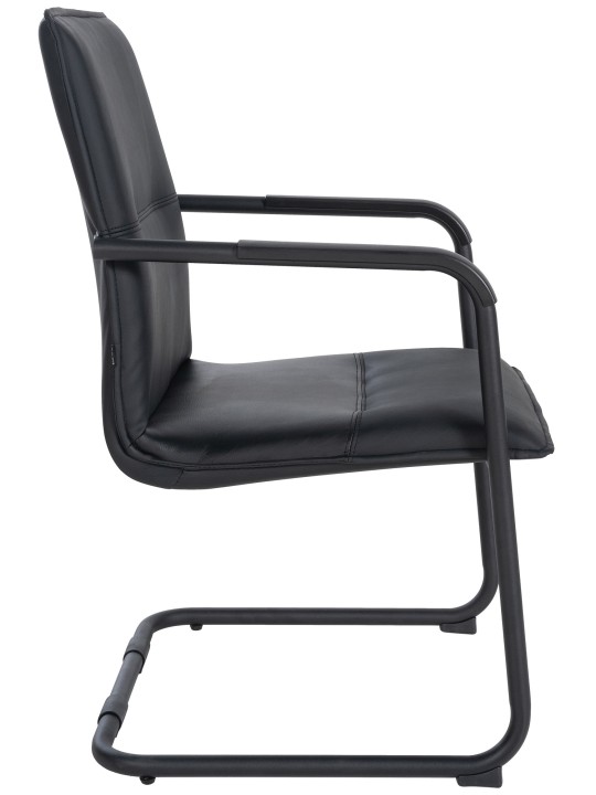 Silla de visita Seattle, negro/negro Silla de visita Seattle, negro/negro