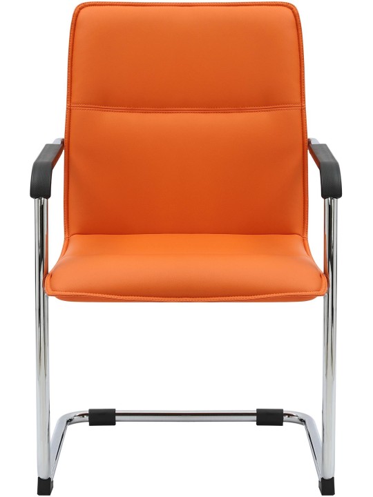 Juego de 2 sillas de visita Seattle, naranja Juego de 2 sillas de visita Seattle, naranja