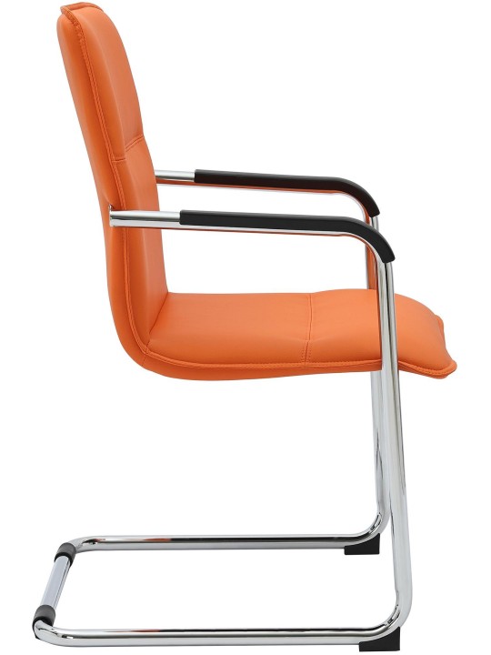 Juego de 2 sillas de visita Seattle, naranja Juego de 2 sillas de visita Seattle, naranja
