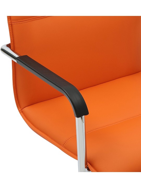 Juego de 2 sillas de visita Seattle, naranja Juego de 2 sillas de visita Seattle, naranja