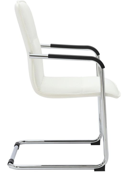 Juego de 2 sillas de visita Seattle, blanco Juego de 2 sillas de visita Seattle, blanco