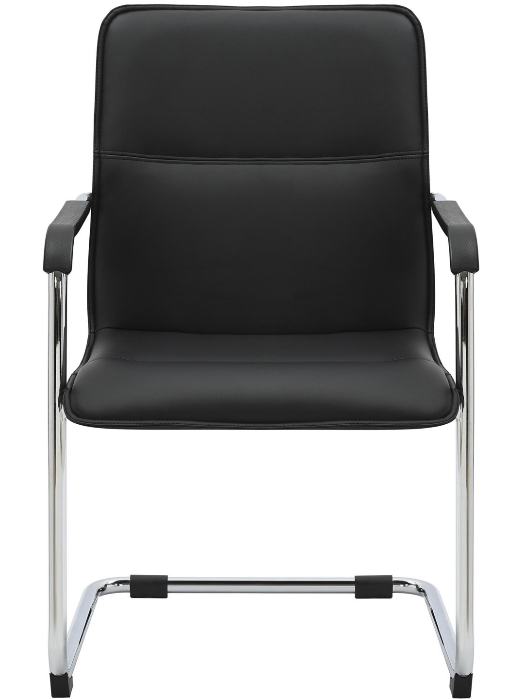 Juego de 2 sillas de visita Seattle, negro