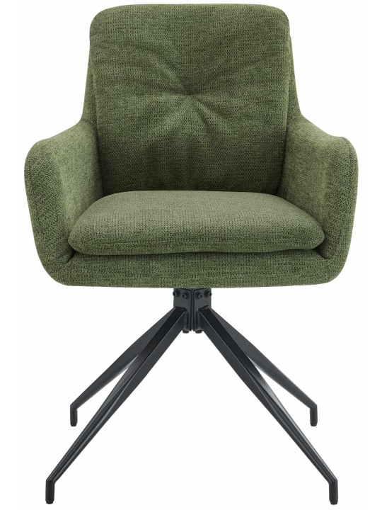 Silla de comedor tela Pickett, verde