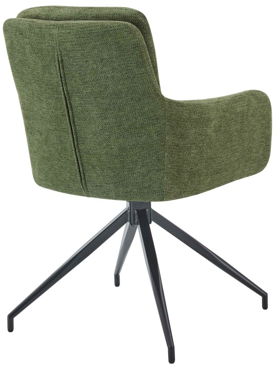 Silla de comedor tela Pickett, verde