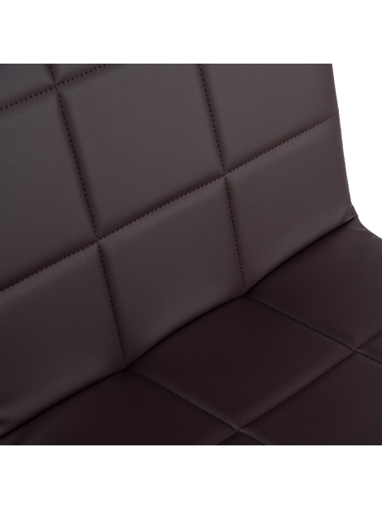 Silla Ricky símil piel, marrón