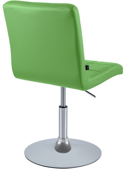 Silla Ricky símil piel, verde