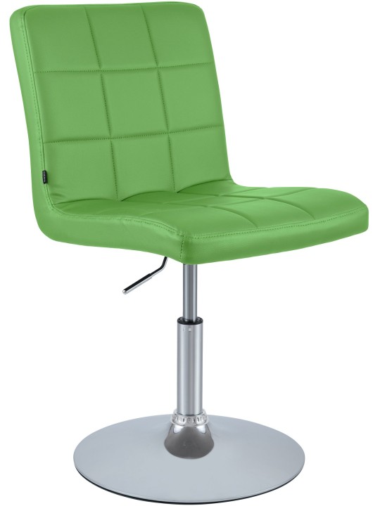 Silla Ricky símil piel, verde