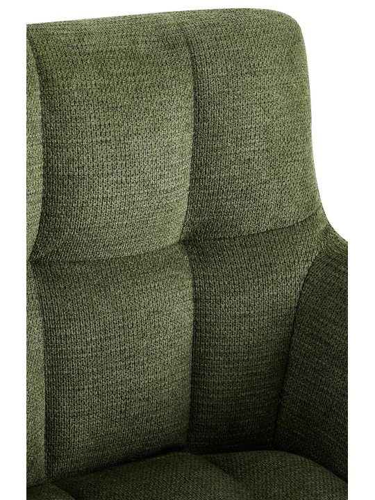 Silla de comedor Jonah tela, verde