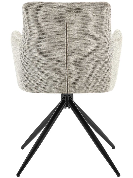 Juego de 2 sillas de comedor tela Jonah, taupe