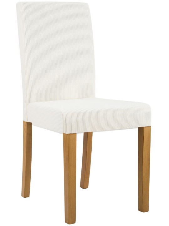 Silla de comedor Ina Cord antiguo claro, crema
