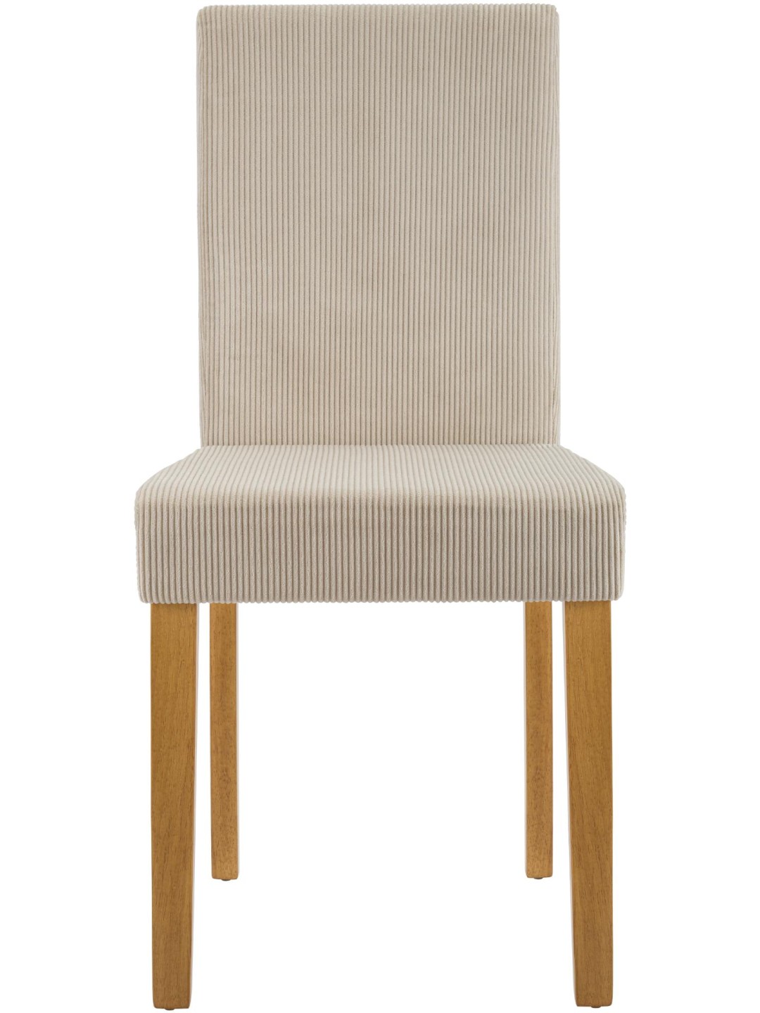 Juego de 2 sillas de comedor Ina Cord luz antigua, marrón claro