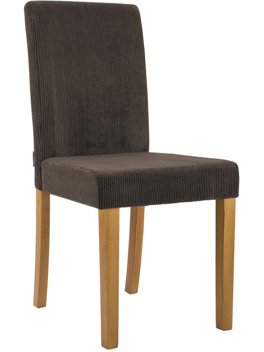 Silla de comedor Ina Cord antiguo claro, marrón