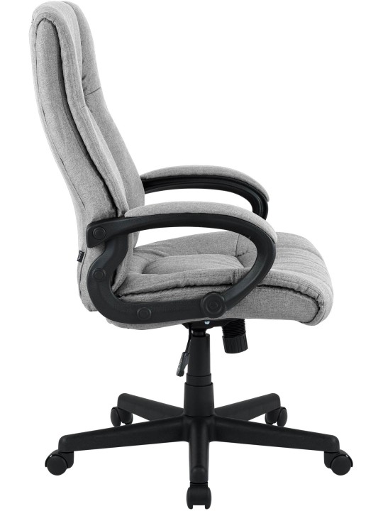 Silla de oficina XL Sparta tela, gris