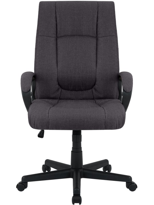 Silla de oficina XL Sparta tela, negro