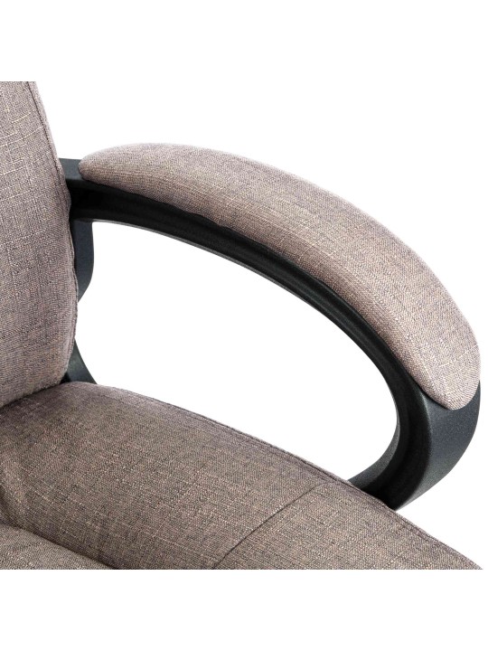 Silla de oficina XL Sparta tela, taupe
