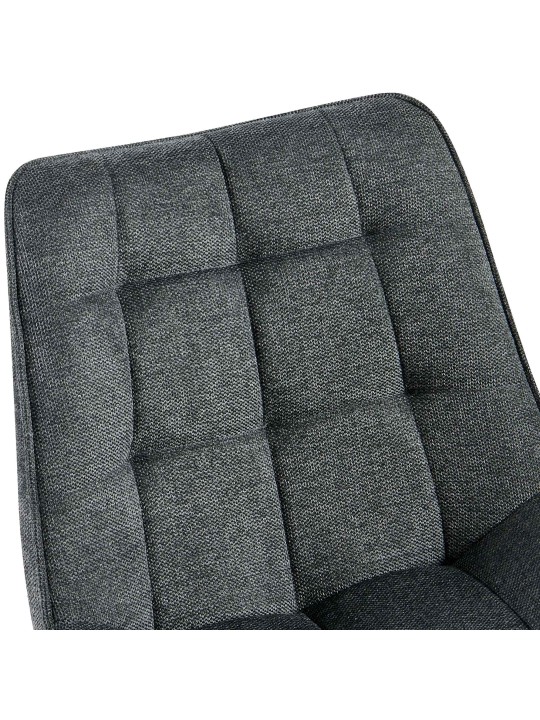 Silla Colby tela, gris oscuro