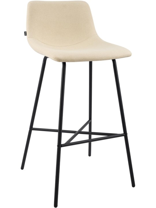 Taburete de bar Altona tela, crema Taburete de bar Altona tela, crema