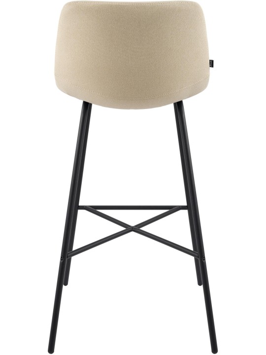 Taburete de bar Altona tela, crema Taburete de bar Altona tela, crema