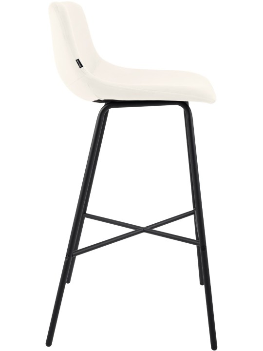 Taburete de bar Altona terciopelo, crema Taburete de bar Altona terciopelo, crema