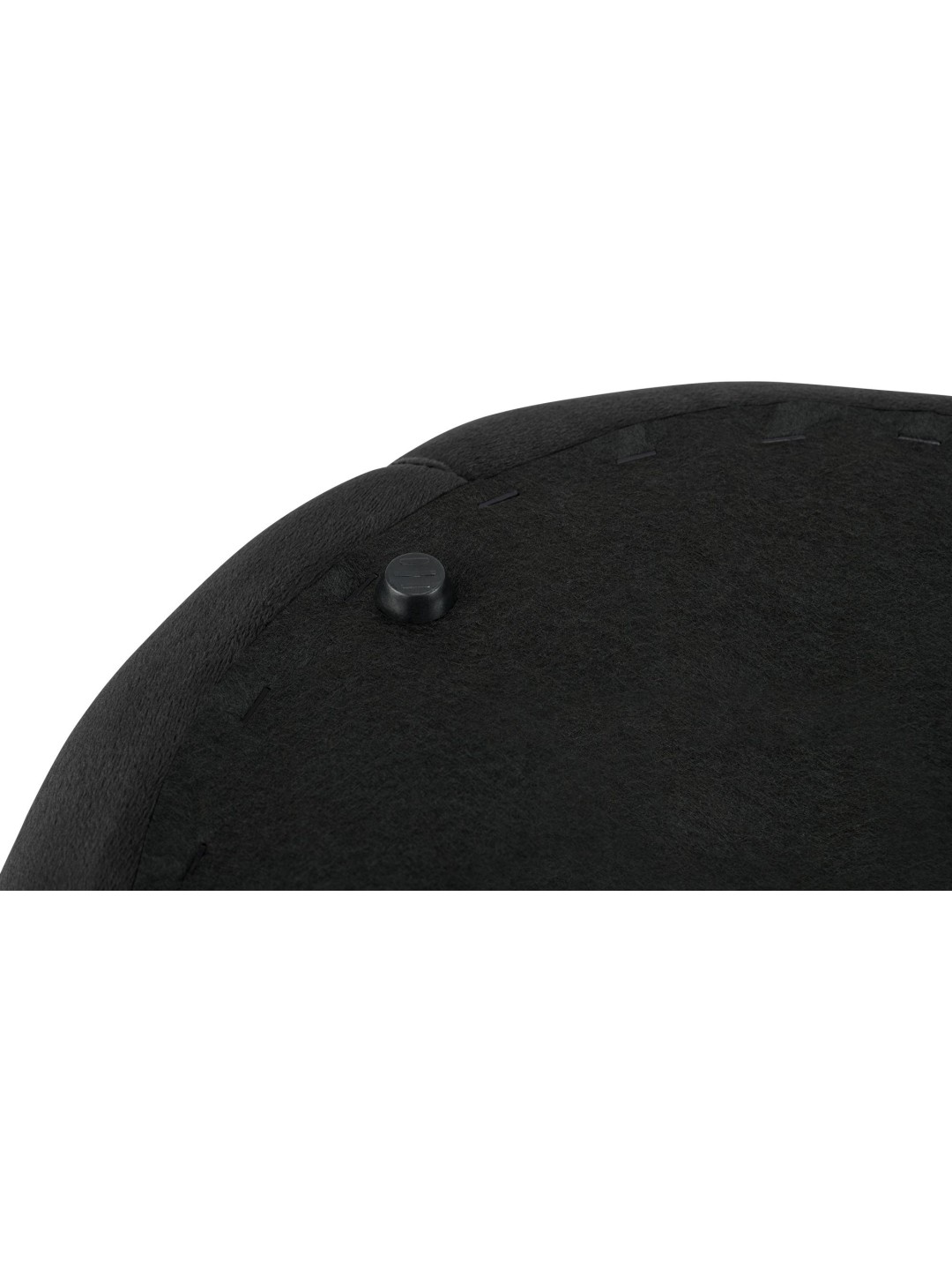 Taburete Drancy Terciopelo M, negro