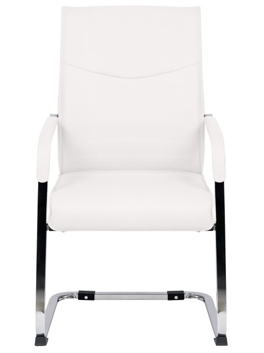 Juego de 2 sillas para visitas Hobart, blanco Juego de 2 sillas para visitas Hobart, blanco