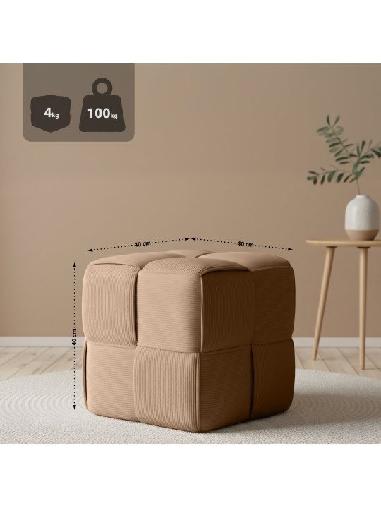 Taburete Forinta Cordón, taupe Taburete Forinta Cordón, taupe