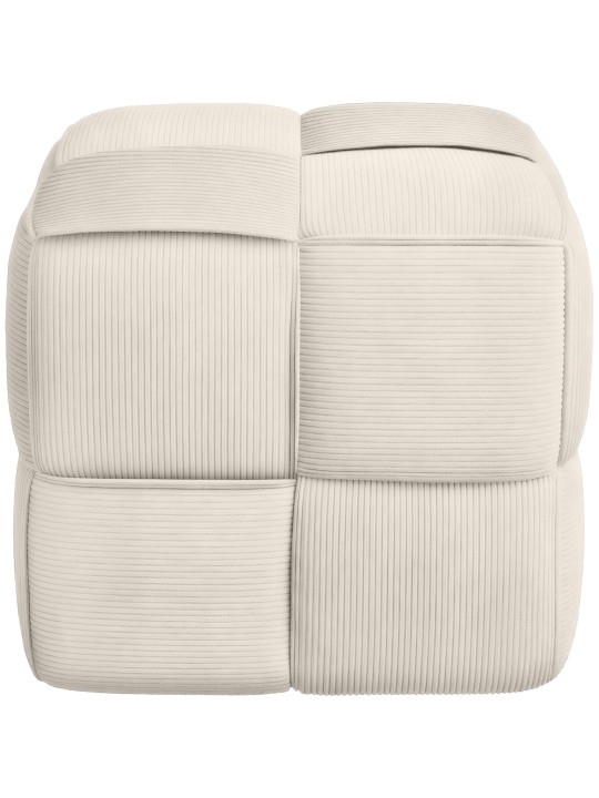 Taburete Forinta Cordón, crema