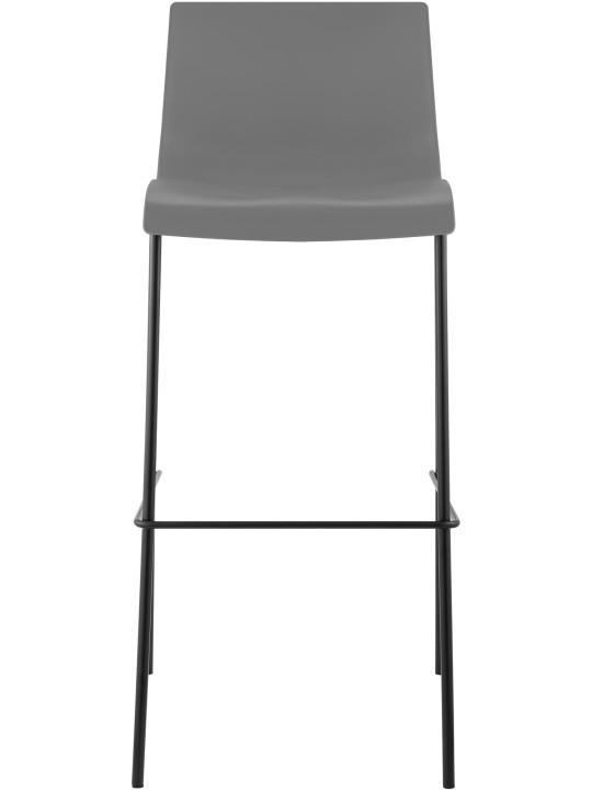 Taburete de bar Hoover estructura de 4 pies, gris
