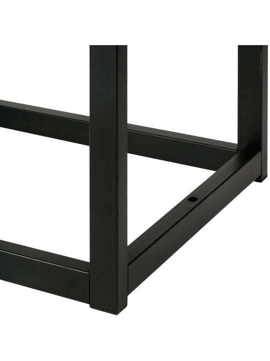 Banco Polson terciopelo 120 cm, gris