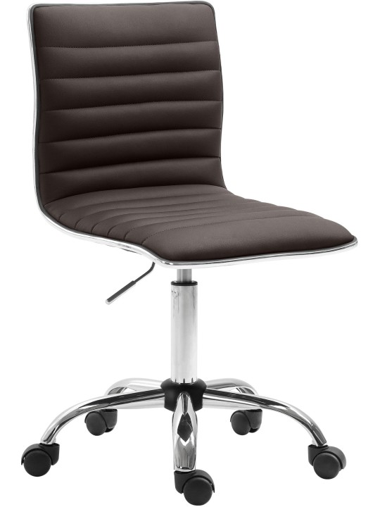 Taburete de trabajo Alamosa piel sintética, marrón Taburete de trabajo Alamosa piel sintética, marrón