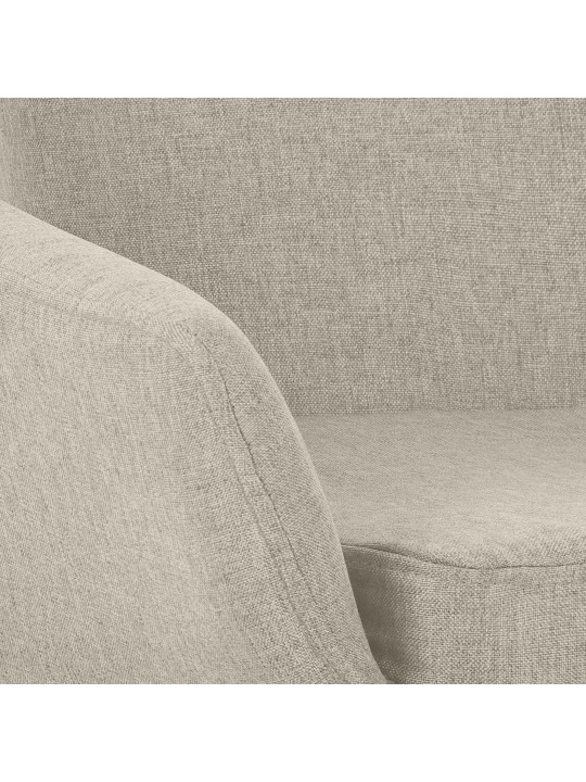 Taburete de bar Grant tela, crema Taburete de bar Grant tela, crema