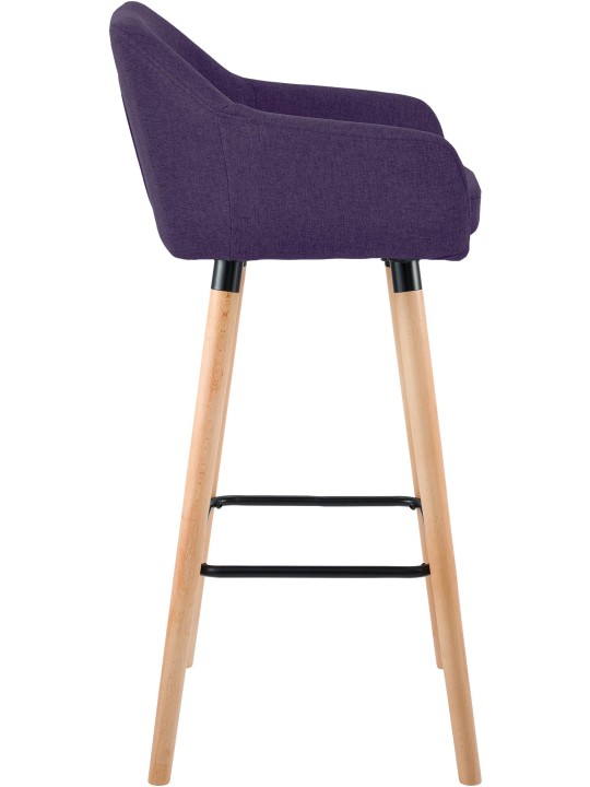 Taburete de bar Grant tela, lila