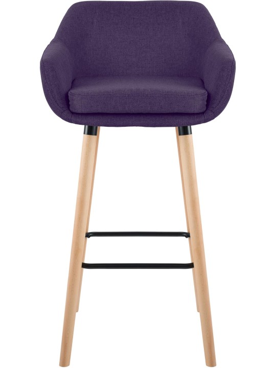 Taburete de bar Grant tela, lila