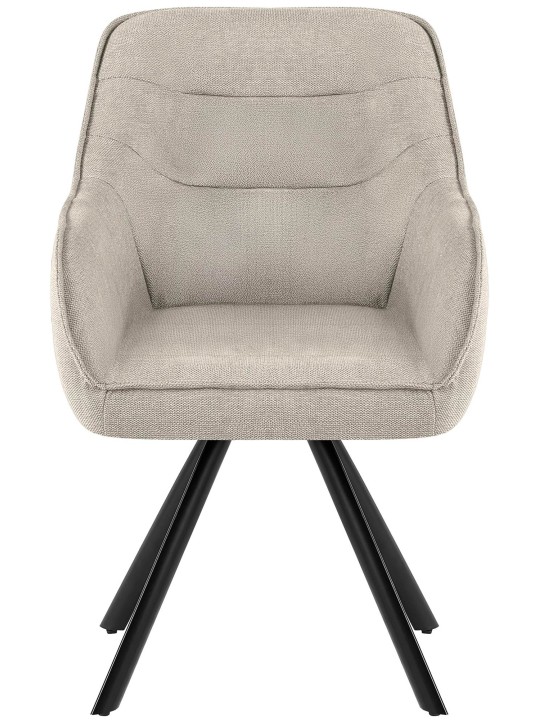 Silla Pettuli tela, crema