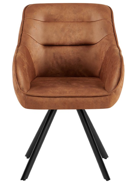 Silla Pettuli Vintage, marrón claro