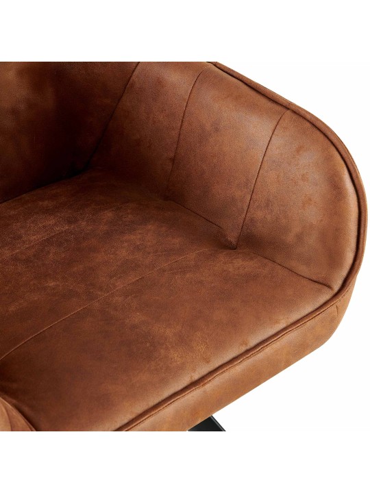 Silla Pettuli Vintage, marrón claro