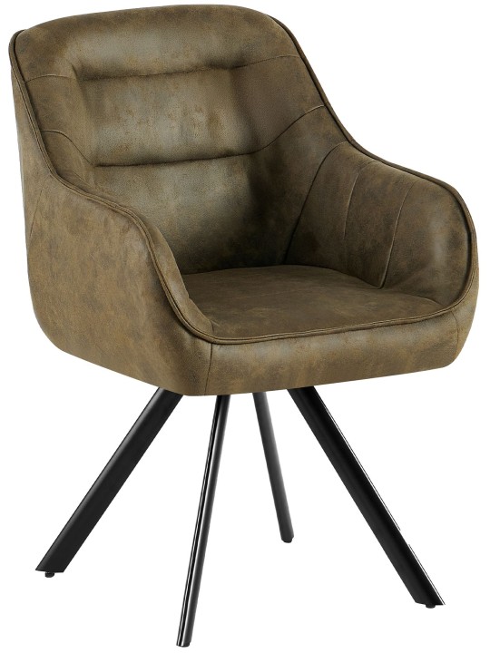 Silla Pettuli Vintage, verde antiguo