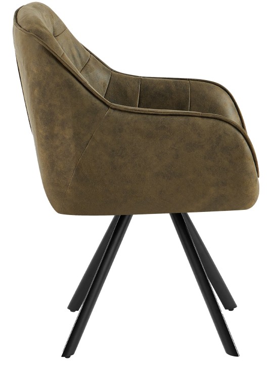 Silla Pettuli Vintage, verde antiguo