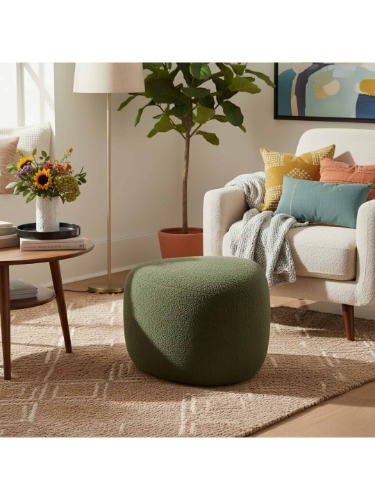 Taburete Alfrisa Teddy, verde oscuro Taburete Alfrisa Teddy, verde oscuro