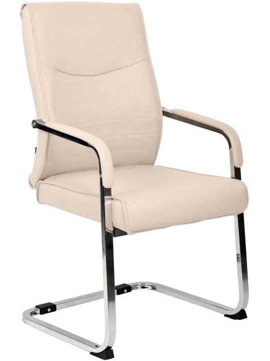 Silla de visita Hobart, crema