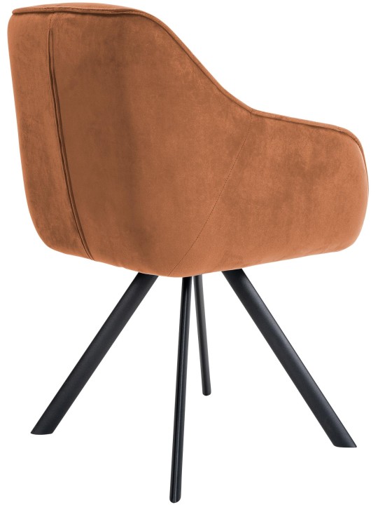 Silla Russel terciopelo, café Silla Russel terciopelo, café