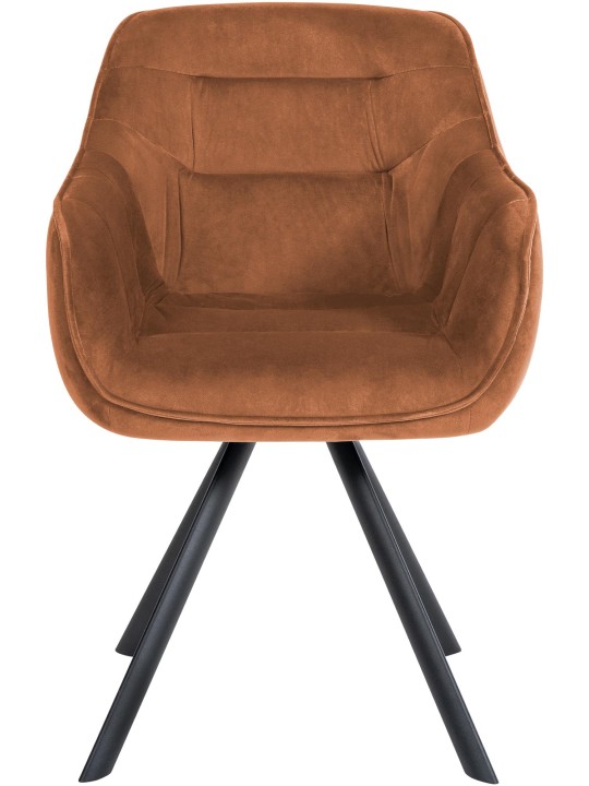 Silla Russel terciopelo, café Silla Russel terciopelo, café