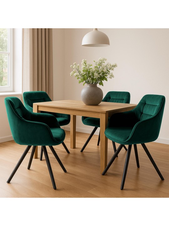 Silla Russel terciopelo, verde Silla Russel terciopelo, verde