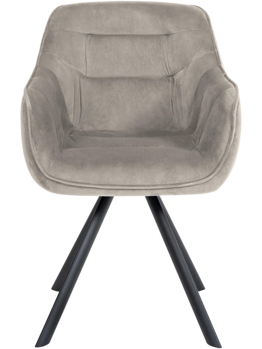 Silla Russel terciopelo, gris Silla Russel terciopelo, gris